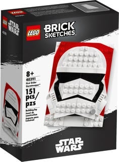 Lego Brick Sketches Star Wars First Order Stormtrooper Set