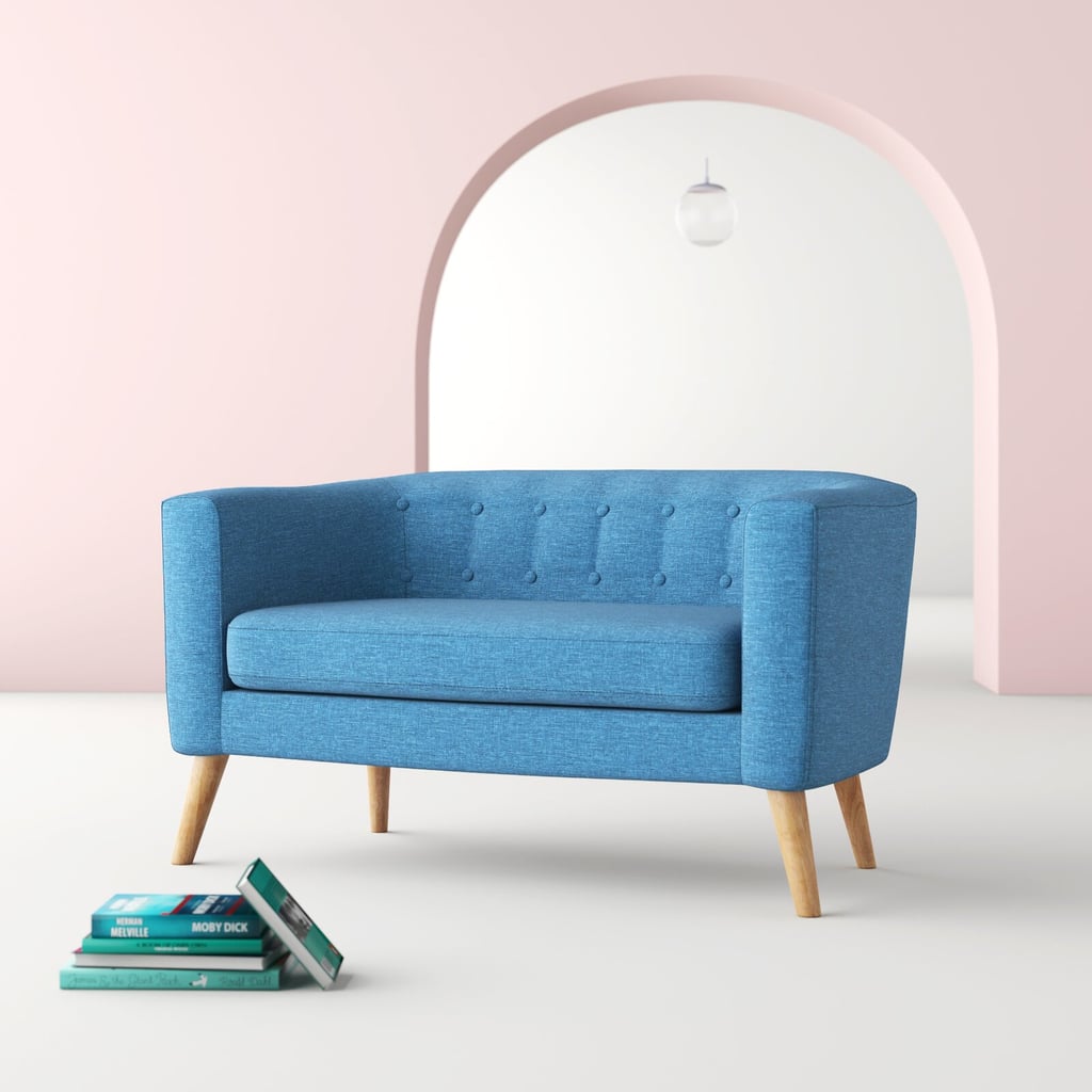 Niemeyer Tuxedo Arms Loveseat