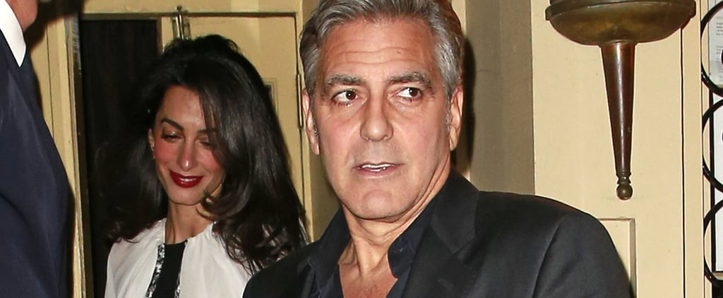 George and Amal Clooney Having Dinner in NYC April 2015