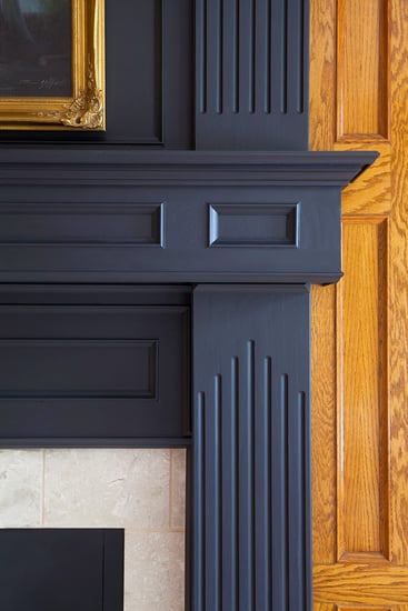 How To Paint A Wood Fireplace Popsugar Home