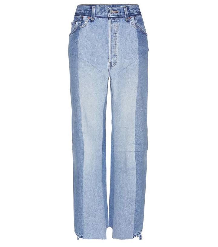 Vetements Distressed Cropped Jeans ($1,565)