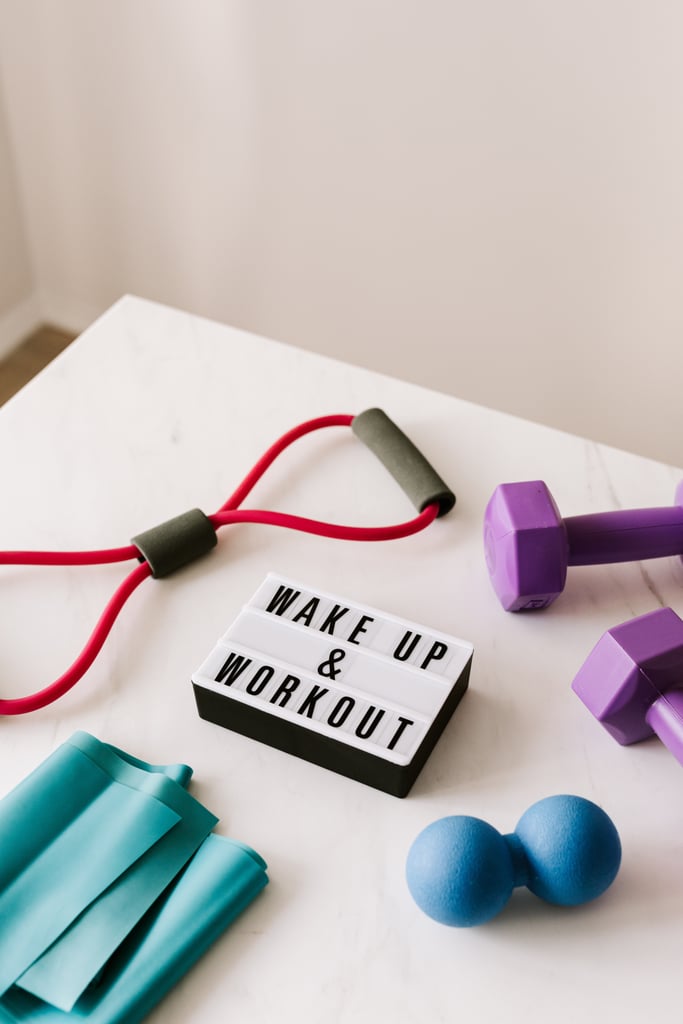 "Wake Up and Workout" iPhone Wallpaper