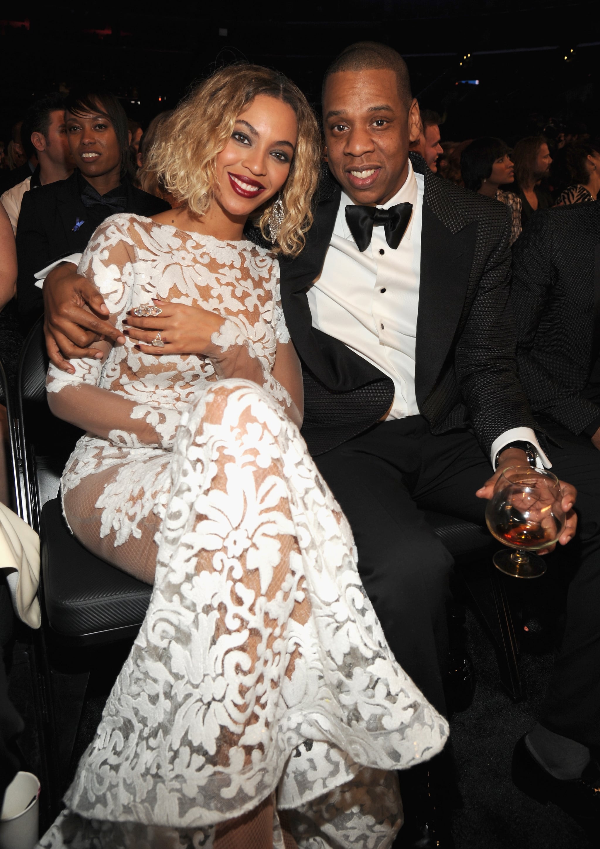 Jay Z and Beyoncé sat together during the Grammys. The Very Best