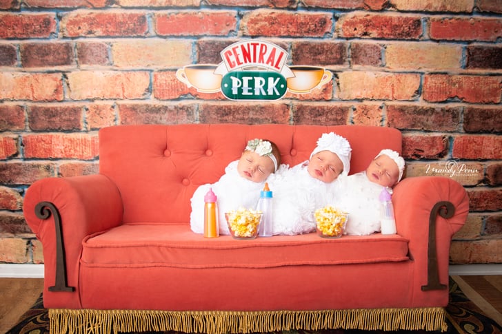Rachel, Monica, and Phoebe in Their Wedding Dresses | Photos of Newborns Dressed as the ...
