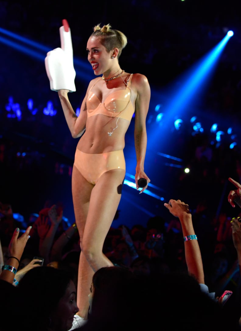 Miley Cyrus at the 2013 MTV VMAs