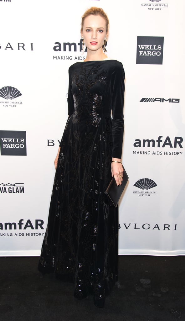 Daria Strokous at amfAR's New York Gala.