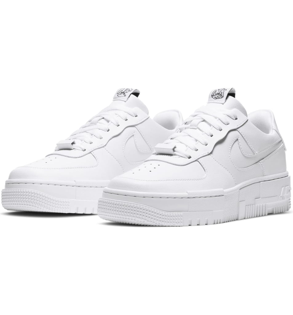 Classic White Sneakers: Nike Air Force 1 Pixel Sneaker