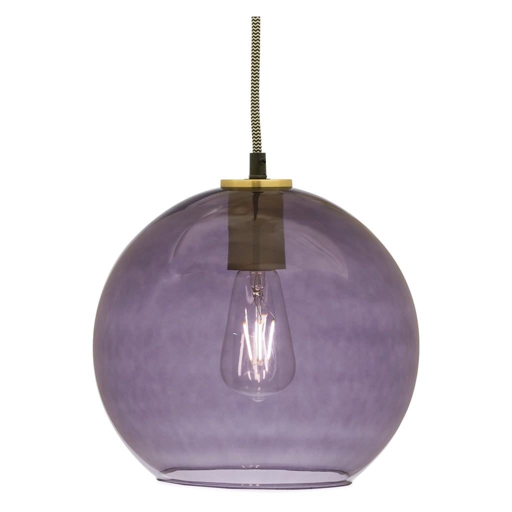 Purple Glass Pendant Light | Drew Barrymore Flower Home at Walmart