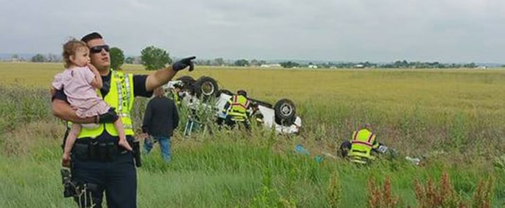 Cop Distracts Girl From Fatal Car Accident