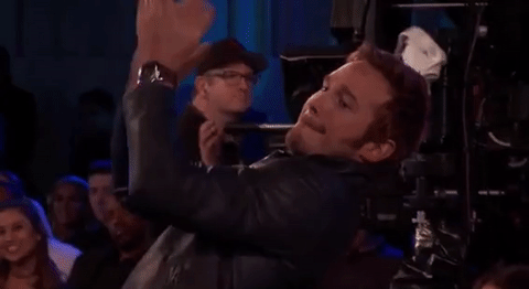 Chris Pratt and Amy Poehler at the MTV Movie Awards 2016
