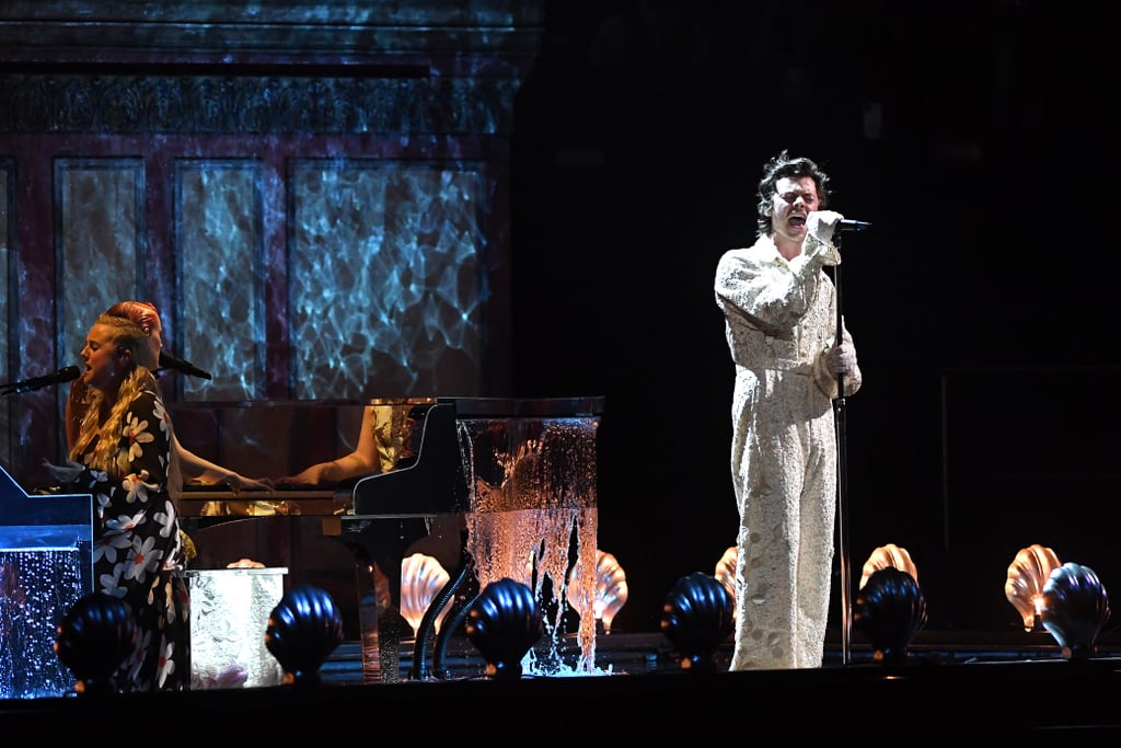 Harry Styles Performing at the 2020 BRIT Awards
