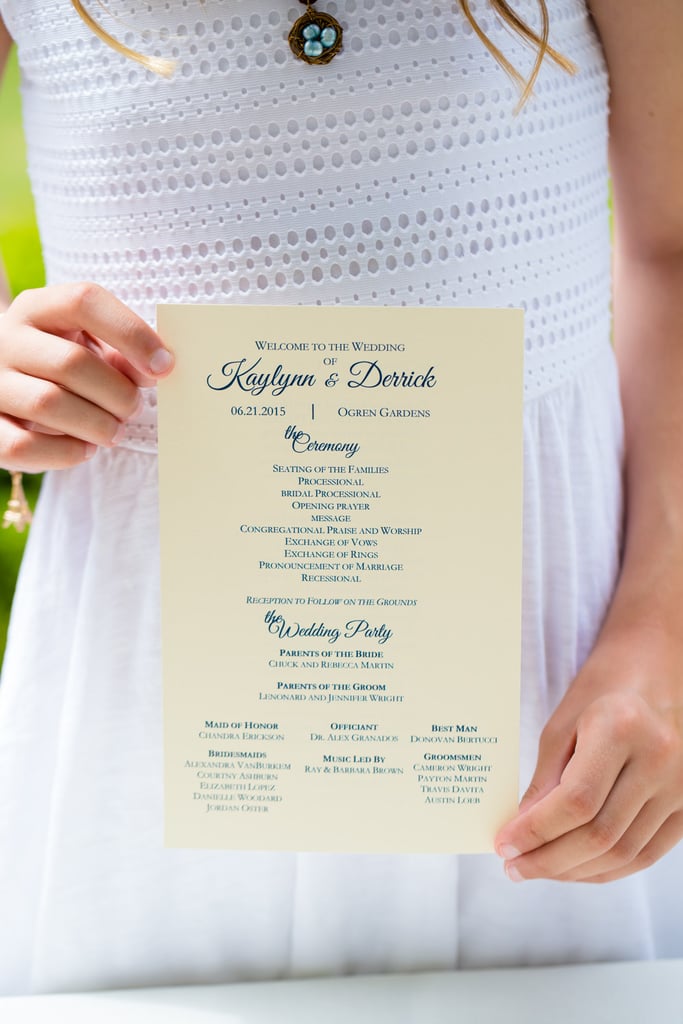 Small Garden Wedding