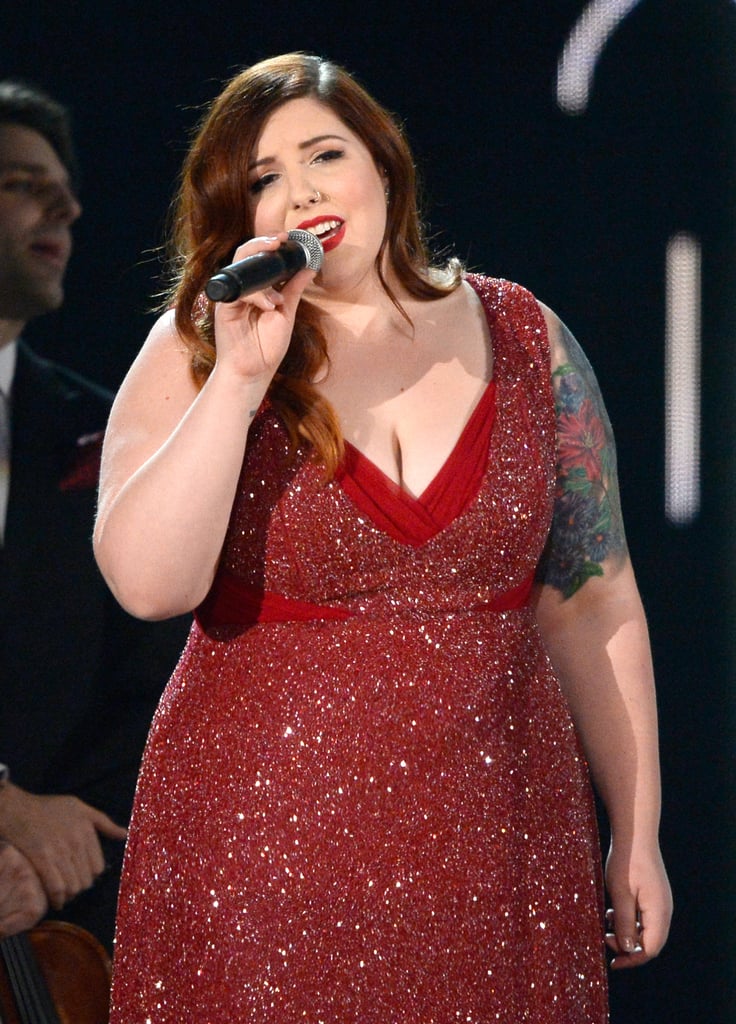 Mary Lambert joined Macklemore & Ryan Lewis to perform "Same Love."
