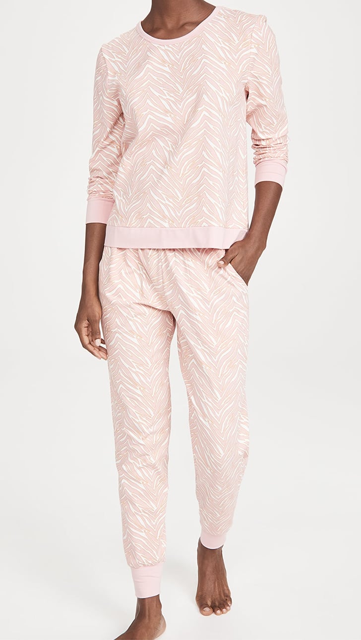satin jogger pajamas