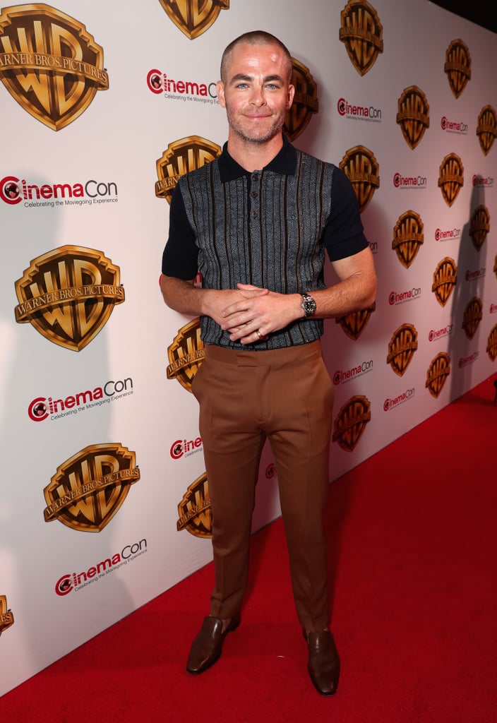 Chris Pine Cuts Off Hair and Beard March 2017