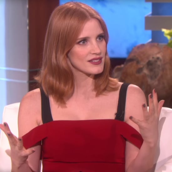 Jessica Chastain Talking About Kissing Chris Hemsworth