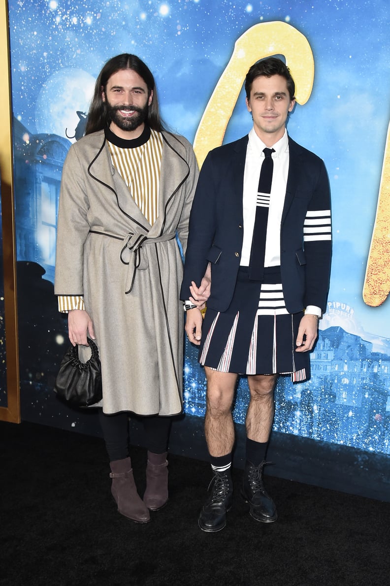 Jonathan Van Ness and Antoni Porowski at the Cats World Premiere in NYC