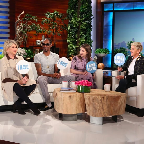 Martha Stewart, Snoop Dogg, Anna Kendrick on Ellen Oct. 2016
