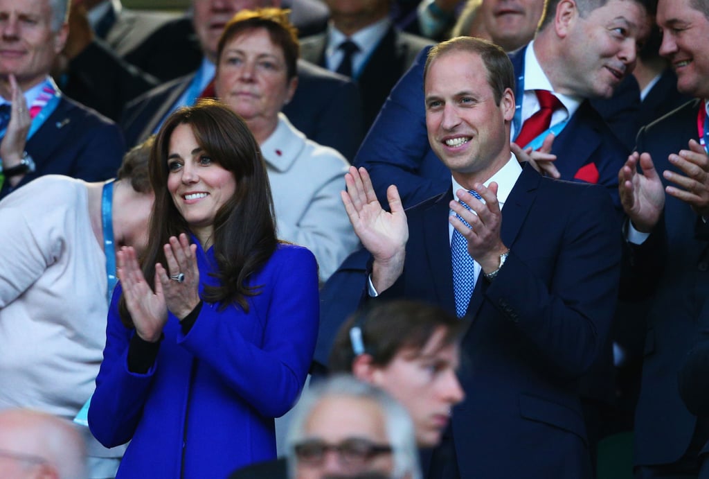Prince William and Kate Middleton at Rugby World Cup 2015