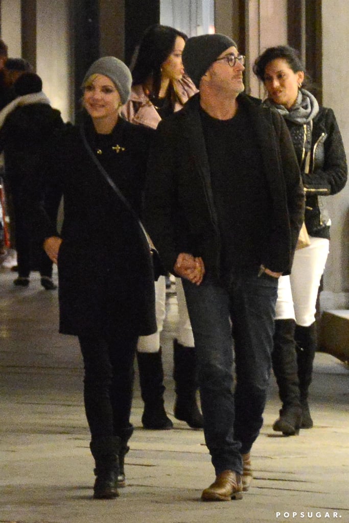 Anna Faris and Michael Barrett in Italy Pictures Nov. 2017