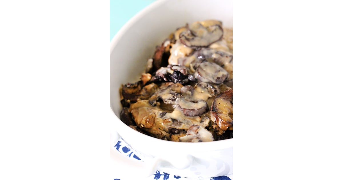 Chicken Portobello SlowCooker Recipe Healthy Mushroom Recipe Ideas