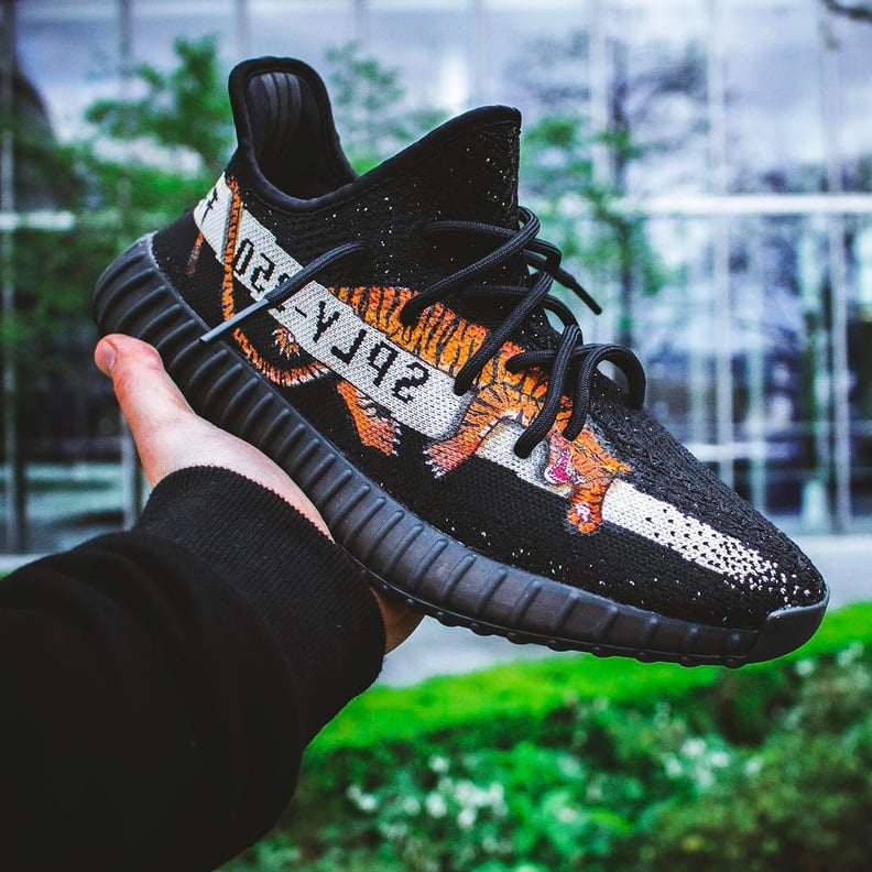 Embroidered Yeezy Boost Sneakers | POPSUGAR Fashion