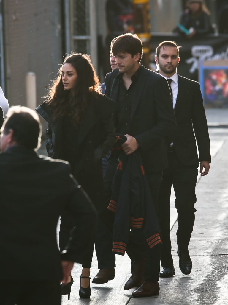 Ashton Kutcher and Mila Kunis in LA March 2016