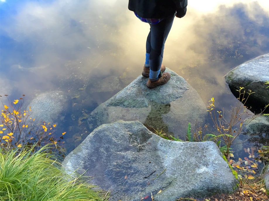 "Soft lighting and a focus on reflections can add a dreamy, ethereal quality to a photo — here, they create the illusion that the subject is almost floating."