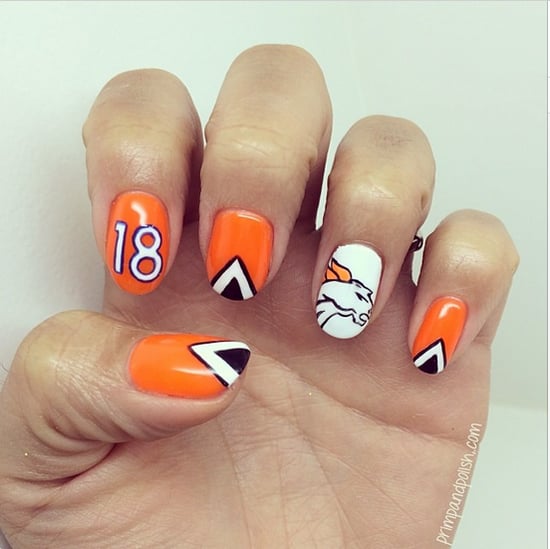 Super Bowl Nail Art Ideas 2014
