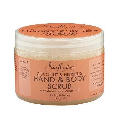 Your new shower staple, this scrub smells amazing!
Shea Moisture Coconut & Hibiscus Hand & Body Scrub ($11)