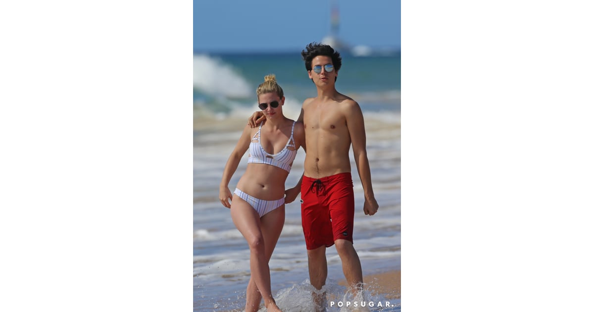 Cole Sprouse And Lili Reinhart In Hawaii January 2018 Popsugar Celebrity Photo 2 