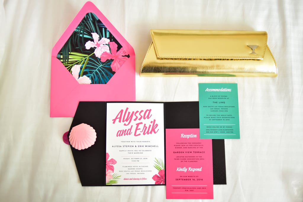 Tropical Las Vegas Wedding