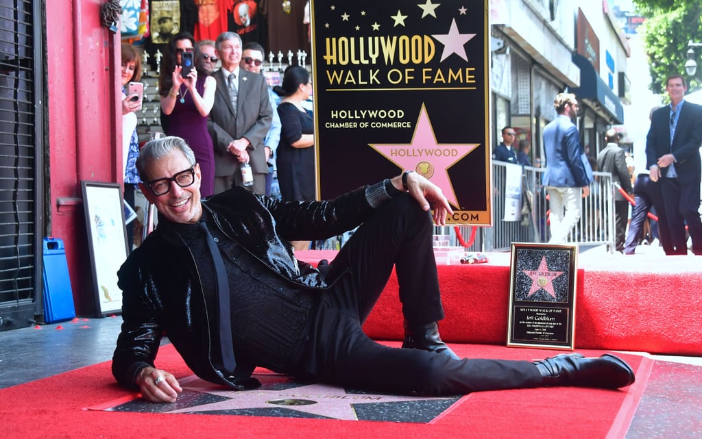 Jeff Goldblum and Family at Hollywood Walk of Fame Ceremony