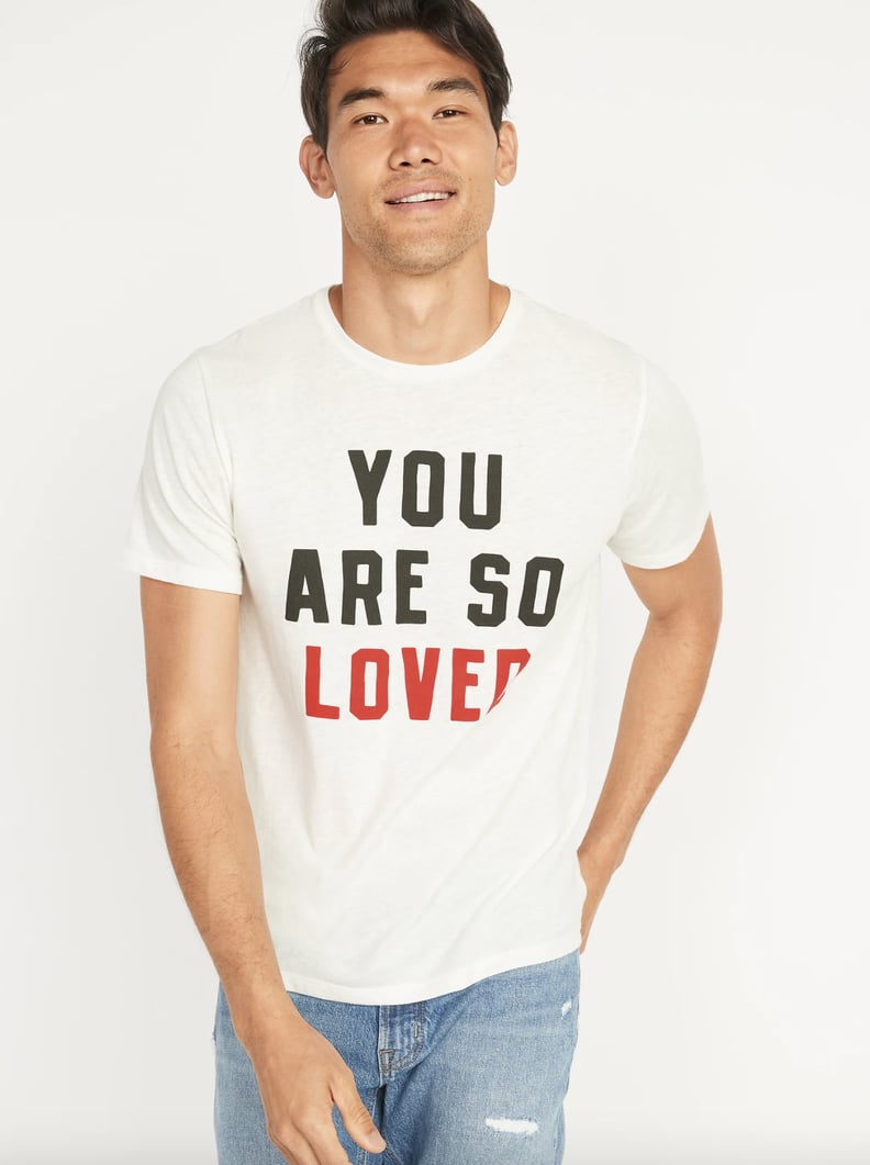 Old Navy Valentine's Day Matching Graphic T-Shirt For Men
