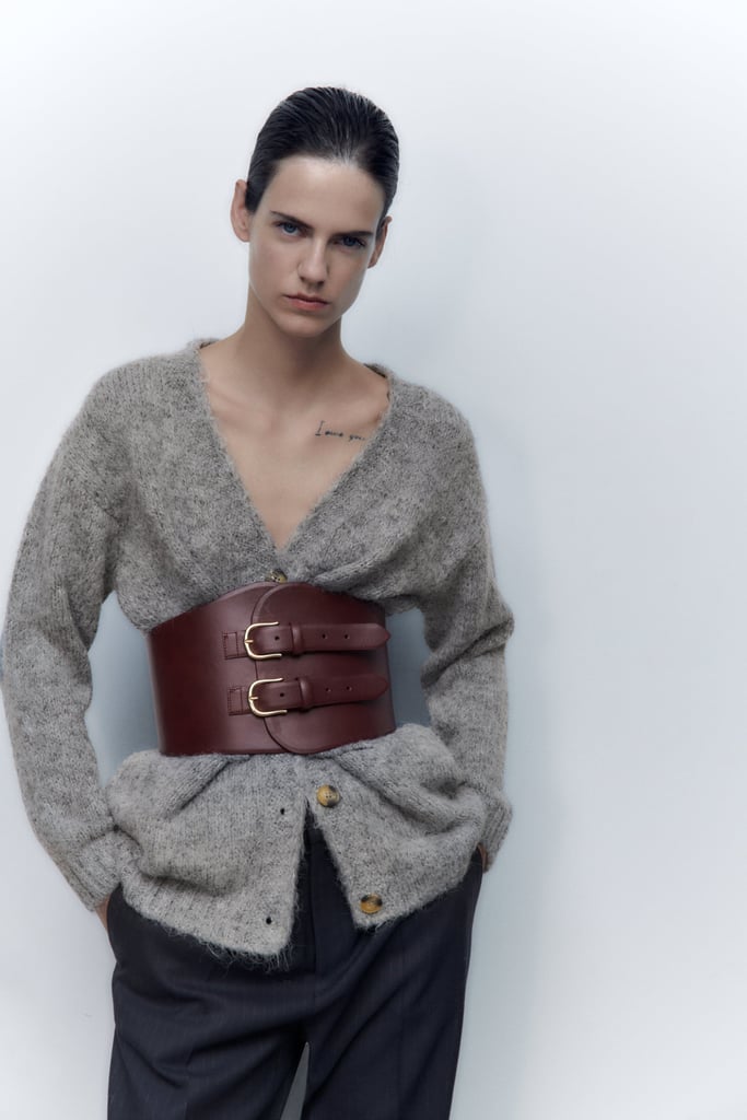 A Leather Accessory Zara Leather Sash Belt Best New Arrivals From