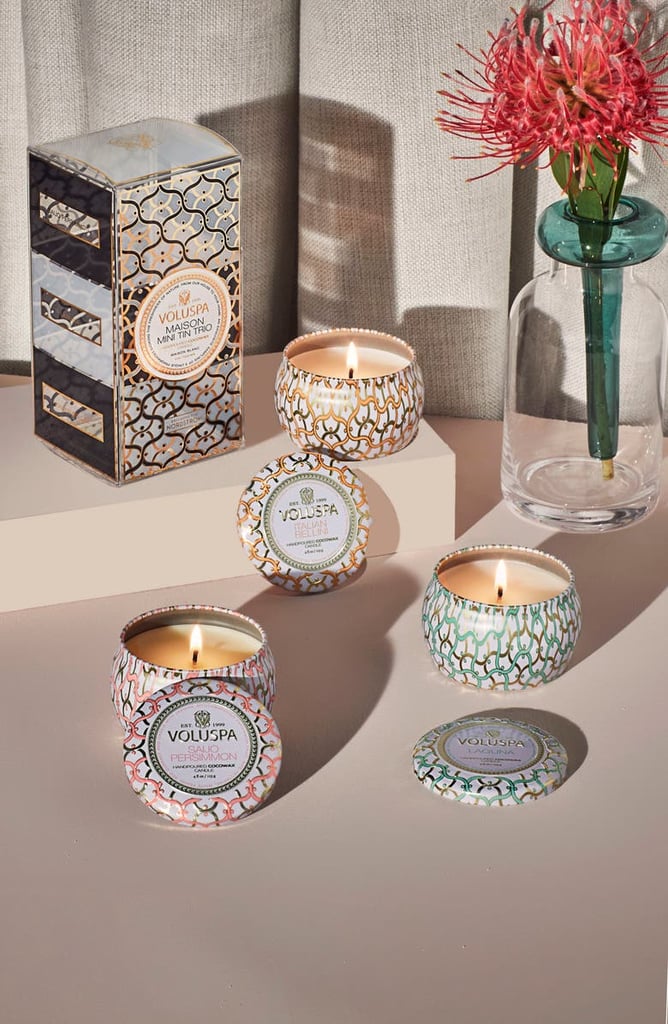 VoluspaMaison Blanc Mini Tin Candle Trio