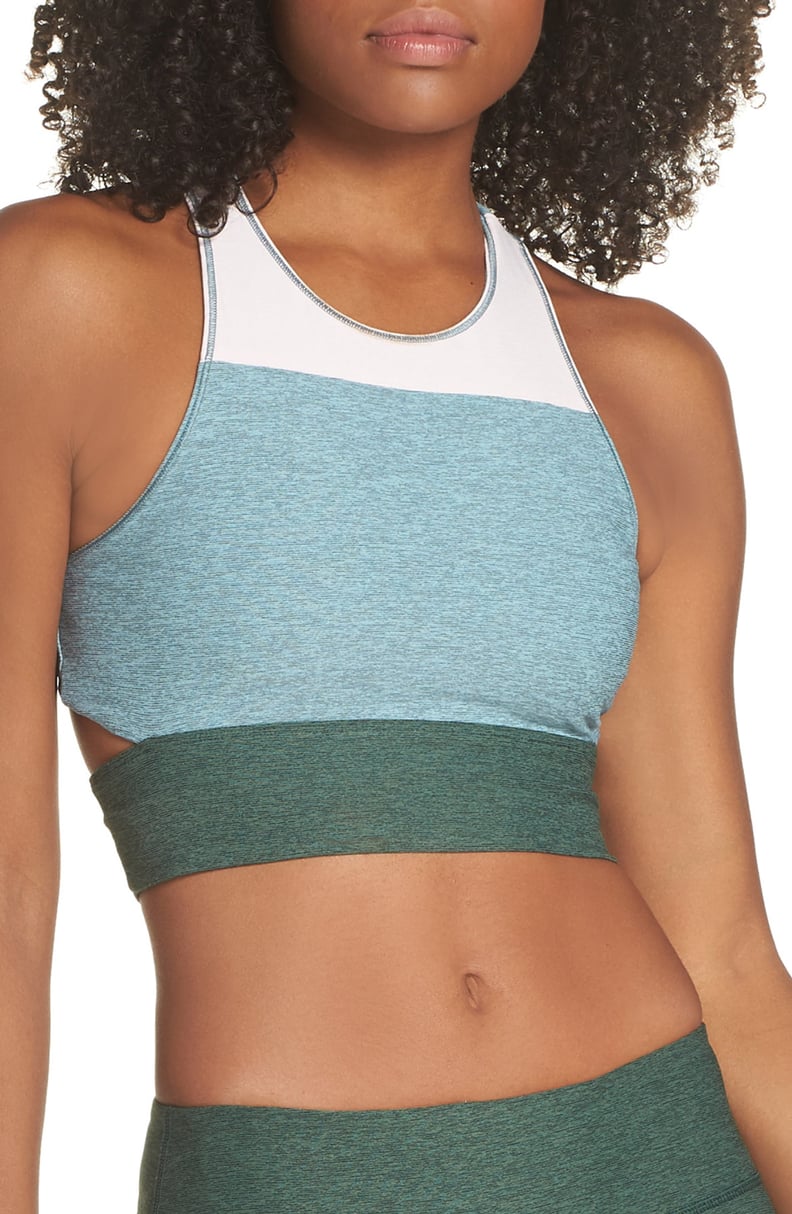 Outdoor Voices Teal Green Move Free Crop Top Sports Bra, S