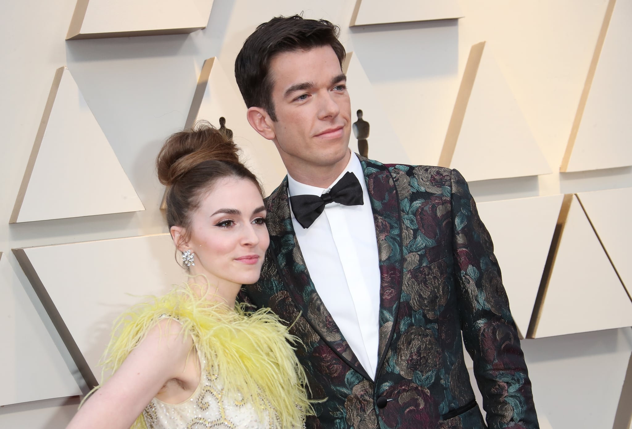 HOLLYWOOD, CA - 24 février: Annamarie Tendler et John Mulaney assister à la 91e annuelle des Academy Awards à Hollywood et Highland le 24 février 2019 à Hollywood, Californie.  (Photo par Dan MacMedan / Getty Images)