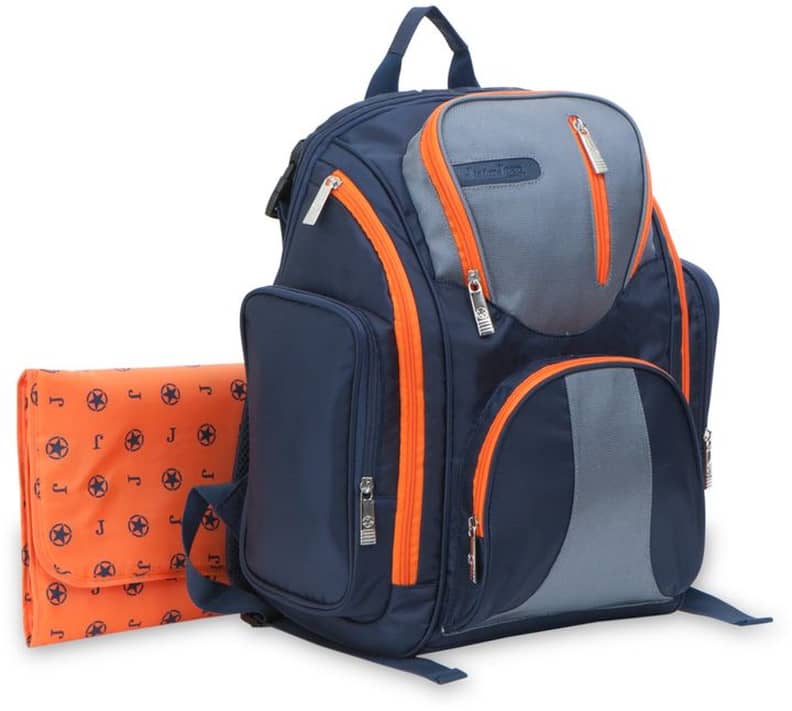 J is for jeep backpack diaper bag top