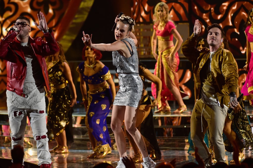 When J Balvin Performed "Lean On" With Major Lazer, Farruko, and MØ