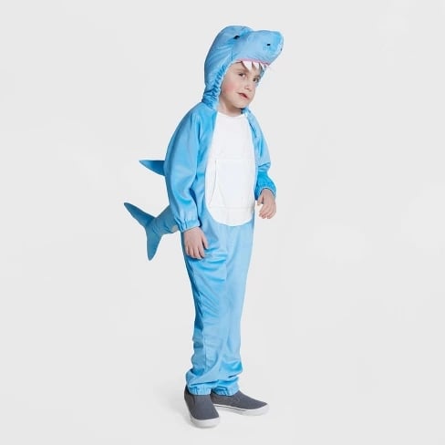Kids' Plush Adaptive Shark Halloween Costume 