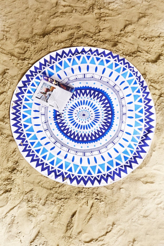 Abstract Print Beach Blanket