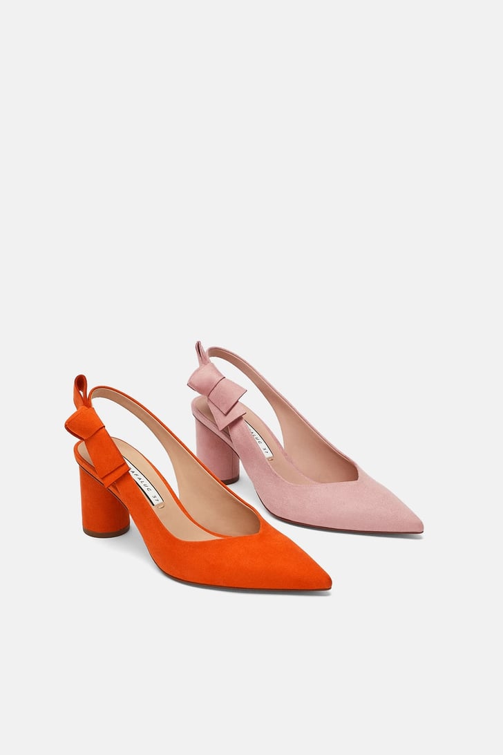 zara mesh pumps