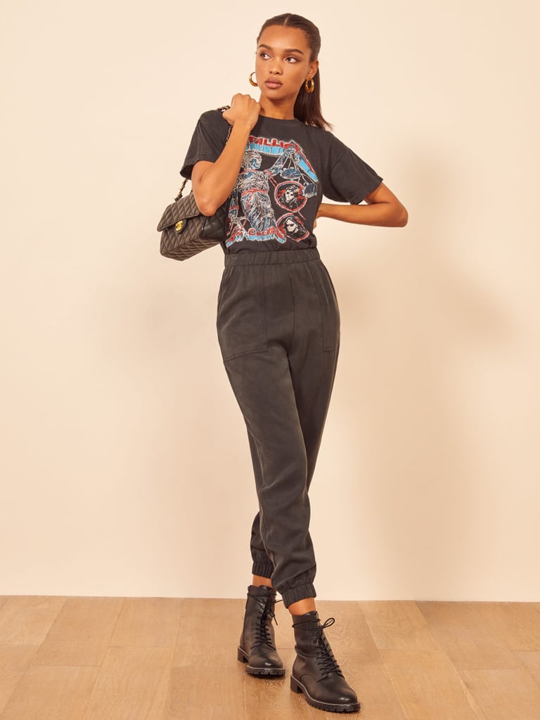 reformation cheetah pants