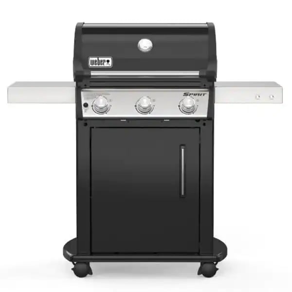 Patio: Weber Spirit E-315 3-Burner Liquid Propane Gas Grill in Black