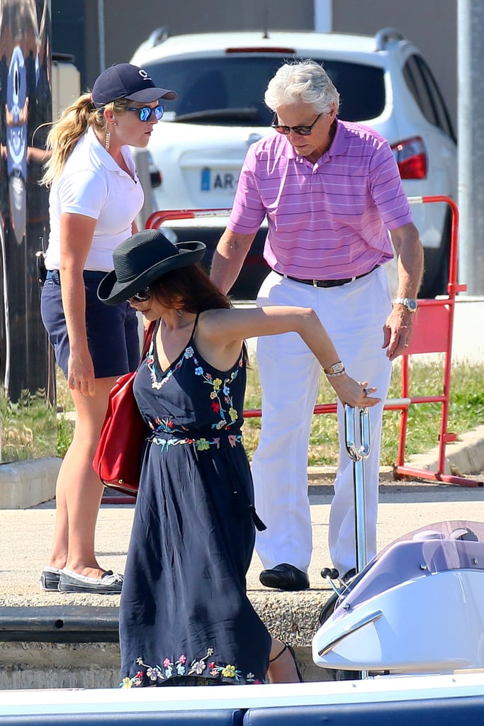 Michael Douglas and Catherine Zeta-Jones in France June 2016