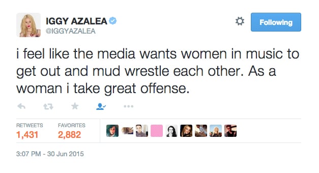 Iggy Azalea's Tweets About Britney Spears