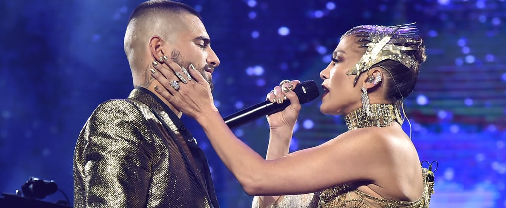 Jennifer Lopez Sings "No Me Ames" With Maluma in NYC | Video