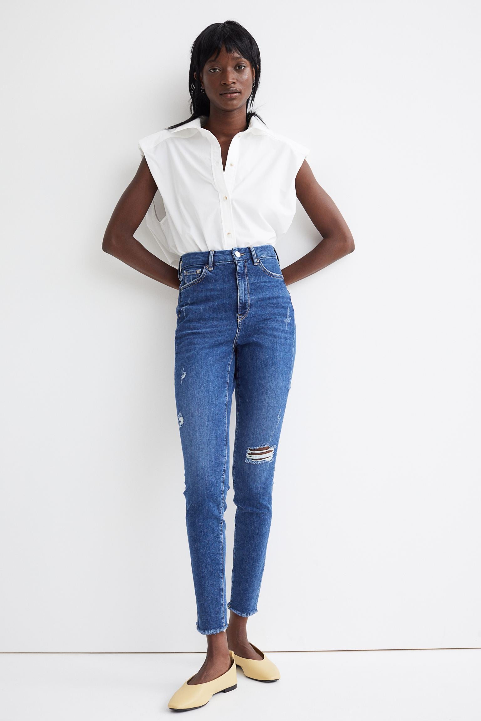 The Jeans You'll Always Have: H&M Embrace High Ankle Jeans, H&M Has the  Jeans You're Going to Live in This Summer and Fall, All Under $50