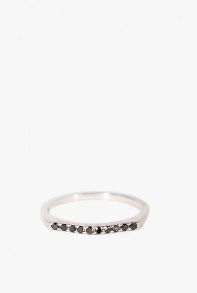 Azalea Black Diamond Stacking Ring